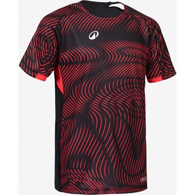 Kinder Fußball Trikot - Club Wavy schwarz/rot
