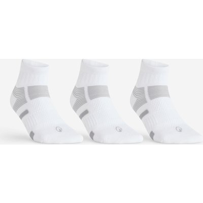 Tennissocken RS 560 Mid 3er-Pack weiss/grau
