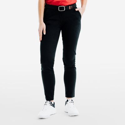Damen Golf Hose Baumwolle - MW500 schwarz