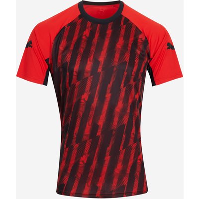 Damen/Herren Fußball Trikot - Puma individualLIGA Graphic 26 rot/schwarz