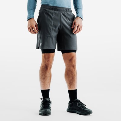 Herren Tennisshorts - Thermic 2-in-1 grau