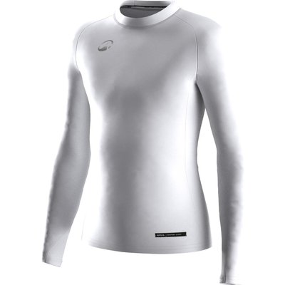 Kinder Fußball Unterziehshirt langarm - Keepdry Club weiß