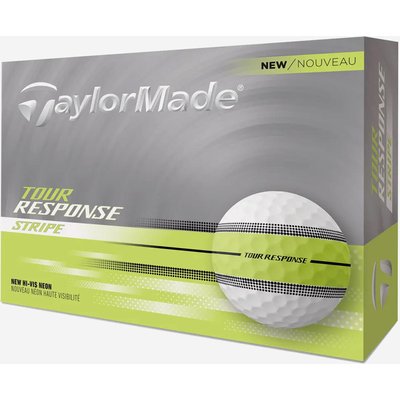 Golfbälle Tour Response Stripe 12 Stück neongelb