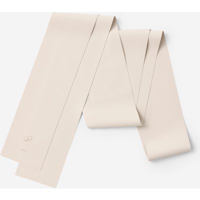 Fitnessband Trainingsband Pilates leichter Widerstand 2 kg - beige