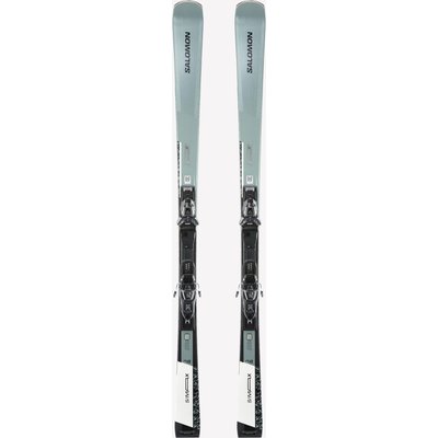 Ski Herren mit Bindung Piste - S/MAX 8 Salomon grau/grün