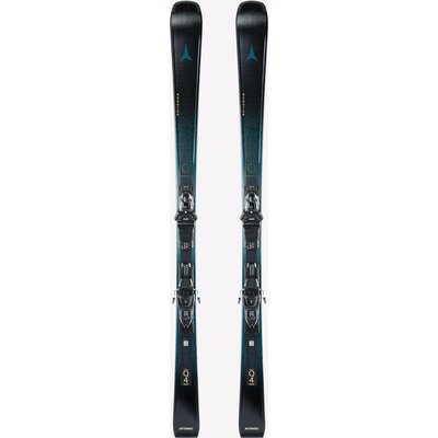 Ski Herren mit Bindung Piste - Redster Q4 Atomic blau/schwarz