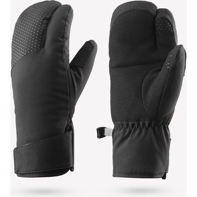 Skihandschuhe Kinder warm - XCS Lobster 500 schwarz