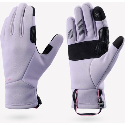 Handschuhe Kinder 6–14 Jahre touchscreenfähig Stretch Wandern - Hike500 violett