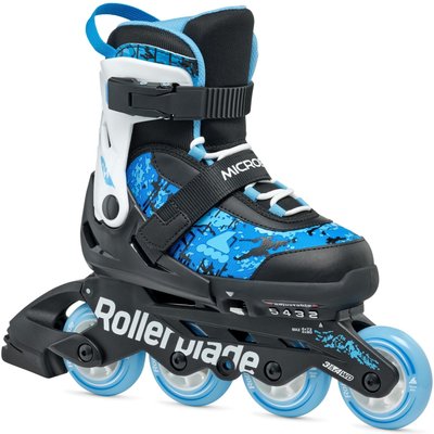 Inline-Skates Kinder Rollerblade Microblade SL schwarz/blau