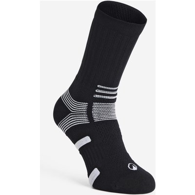 Handball Socken Mid - HB500 2-Pack schwarz