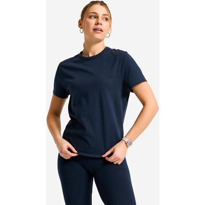 T-Shirt Damen Baumwolle - Essential marineblau