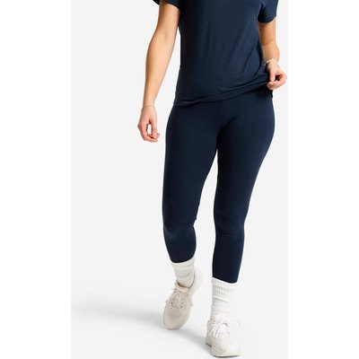 Leggings Damen klassisch Baumwolle - marineblau