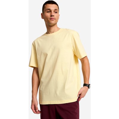 T-Shirt Herren Baumwolle Regular - gelb