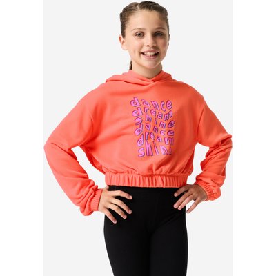 Tanz-Hoodie Mädchen Modern Dance Crop Top - lila