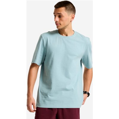 T-Shirt Herren Baumwolle Regular - blau