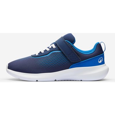 Fitnessschuhe Sneaker Kinder Klettverschluss leicht - Play Fun blau
