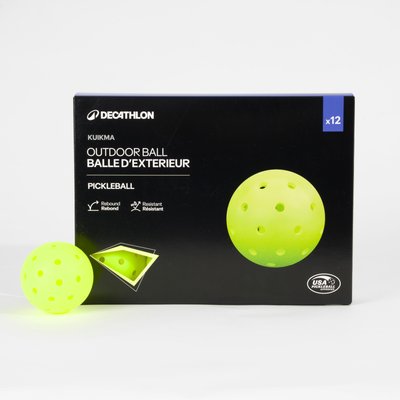 Pickleball Outdoor Bälle - 12 Stück USAPA-zugelassen