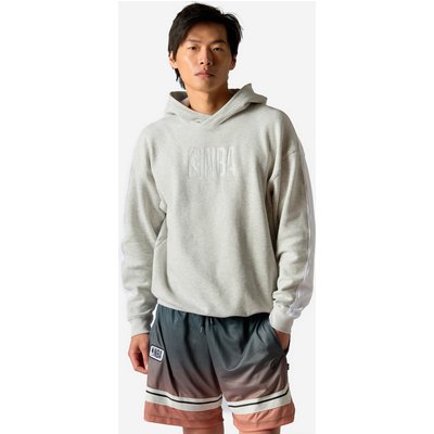 Damen/Herren Basketball Sweatshirt mit Kapuze NBA Hoodie - grau