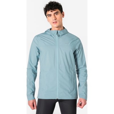 Laufjacke Trailrunning Herren wasserdicht - Run Flow blau