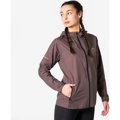 Laufjacke Damen wasserdicht - Run Rain 900 braun
