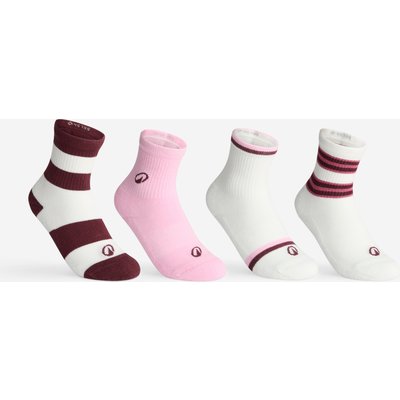 Kinder Tennissocken High 4er Pack - RS300 weiß/rosa
