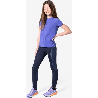 Lauftights lang Kinder nahtlos - Run Perform lila