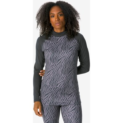 Skiunterwäsche Funktionsshirt Damen warm atmungsaktiv - BL500 grau