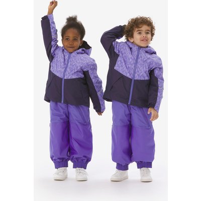 Skijacke Kinder Gr. 80-110 warm verstellbar - 500 Toddler violett