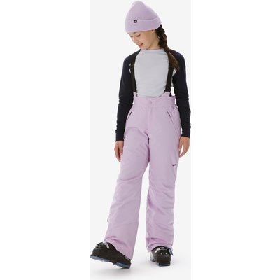 Skihose Kinder 6–14 Jahre warm wasserdicht - PNF 500 lila