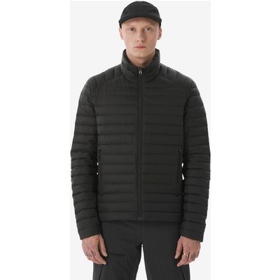 Daunenjacke Herren 90 % recycelte Daunen bis -3 °C Trekking - MT100 schwarz