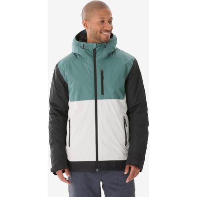 Wanderjacke Herren bis -10 °C wasserdicht - NH500 grün/beige
