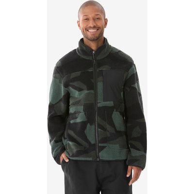 Fleecejacke Herren Sherpa Wandern - MH500 grün