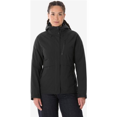 3-in-1-Daunenjacke Damen - NH500 schwarz