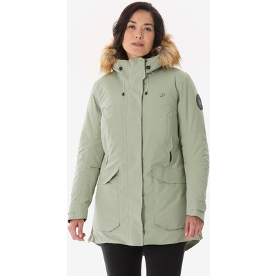 Winterjacke Parka Damen bis -17 °C Wandern - NH900 grün