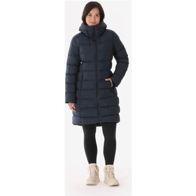 Wattierte Jacke Damen lang Wandern - MH900 schwarz