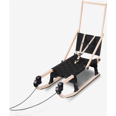 Holzschlitten Erwachsene/Kinder traditionell – 500 schwarz