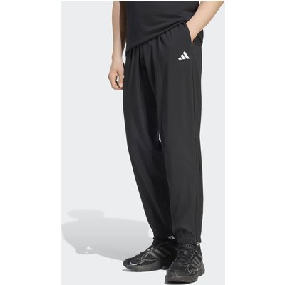 Trainingshose Herren leicht gerader Schnitt - schwarz