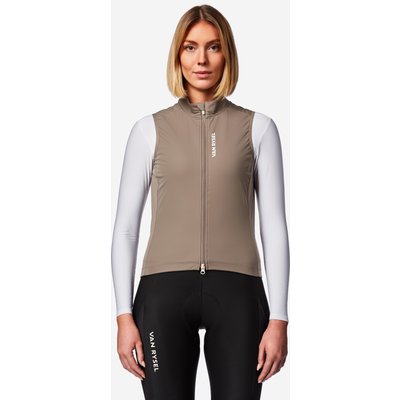 Rennrad Windweste Damen „RCR“ braun/grün