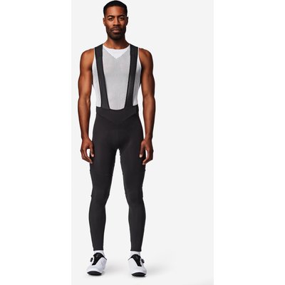 Radhose lang Rennrad Winter „EDR Discover 2“ Herren schwarz