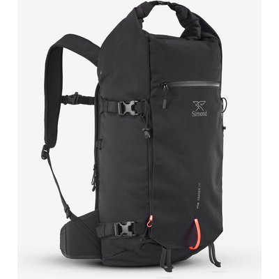 Ski-/Snowboardrucksack Rolltop 30 L Freeride - Robust Freeride schwarz