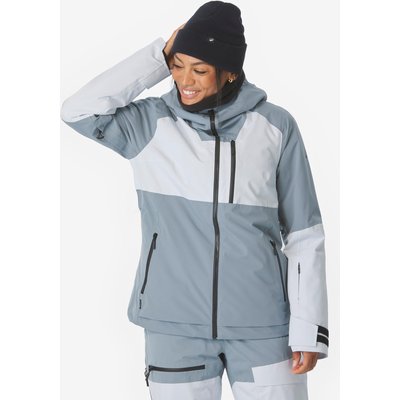 Skijacke Snowboardjacke Damen wasserdicht - 500 Allmountain blaugrau