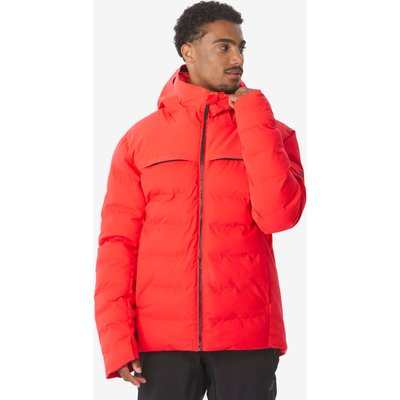 Skijacke Snowboardjacke Herren warm wattiert - 500 rot