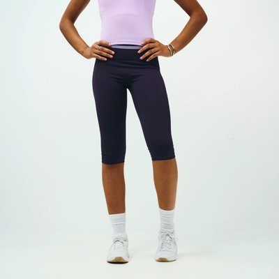 3/4 Leggings Damen blickdicht dehnbar - Limited Edition Pilates lila