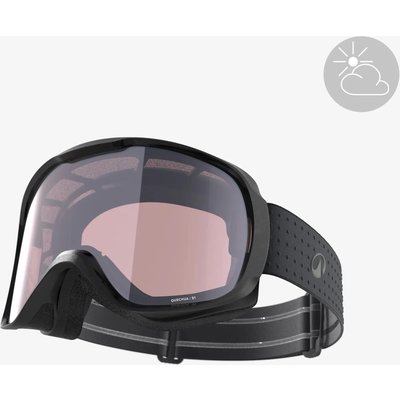 Skibrille Snowboardbrille Kinder/Erwachsene Schlechtwetter (S1) - G500 schwarz