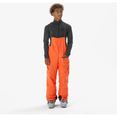 Skihose Latzhose Kinder 7–15 Jahre wasserdicht - BIB 900 orange