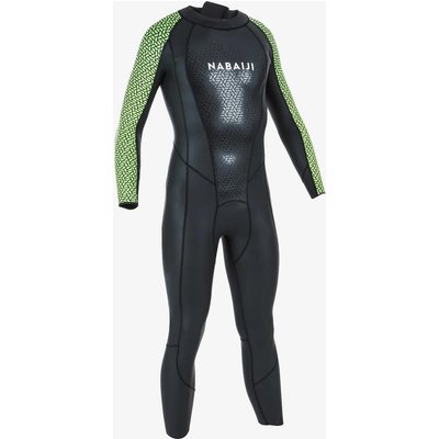 Schwimmanzug Neopren Herren Freiwasserschwimmen - OWS 500 2/2 mm schwarz/grün
