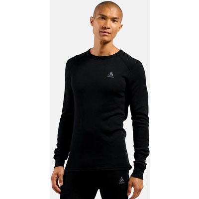 Unterwäsche Funktionsshirt Herren - Odlo Active Warm schwarz