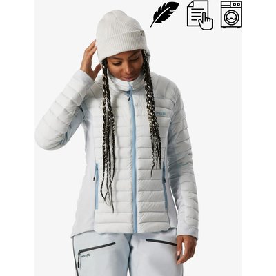 Skijacke Daunenjacke Damen - FR900 eisblau
