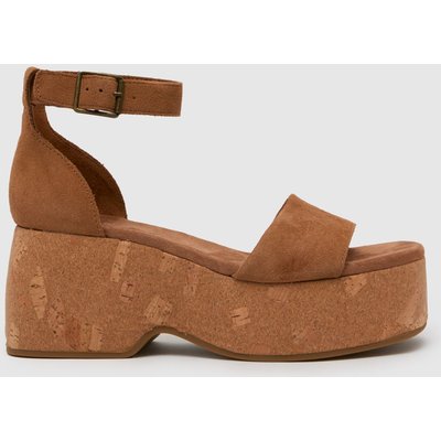 TOMS Laila Wedge in Tan