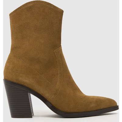 schuh Angelo Suede Western in Tan